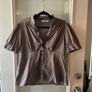 Cato Women’s Top Large Y2K Rhinestone Babydoll Career